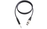 Neutrik 6 m XLR F/Jack mono (black)