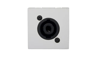 Audac CP 45 SPEW Placa de conexión con speakon blanca