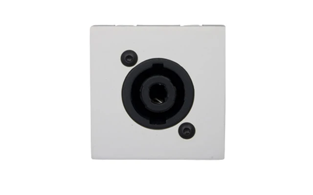 Audac CP 45 SPEW Placa de conexión con speakon blanca