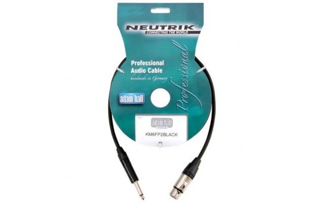 Neutrik 6 m XLR F/Jack mono (black)