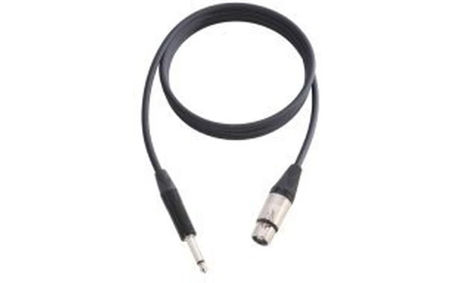 Neutrik 6 m XLR F/Jack mono (black)