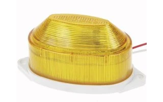 LÁMPARA ESTROBOSCÓPICA 12VDC - COLOR ÁMBAR - HAA110A