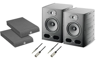2x Focal Alpha 65 + Cable XLR 3 Metros + ISO Pad 6"