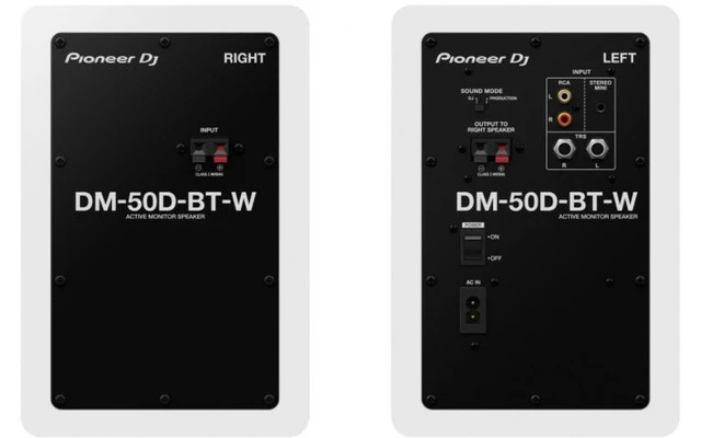 Pioneer DJ DM-50D Blanco BT