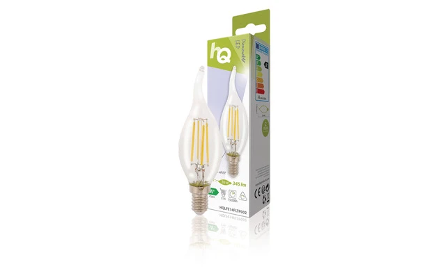 Bombilla de filamento LED retro E14 de 4 vatios, 345 lúmenes y 2700 kelvin - HQ HQLFE14FLTP002