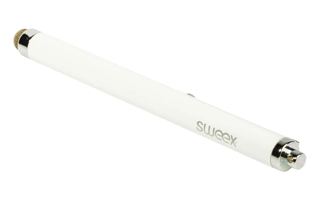Lápiz Stylus con clip en color blanco - Sweex SMST0101-01