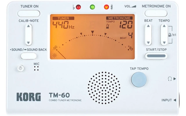 Korg TM-60 Blanco