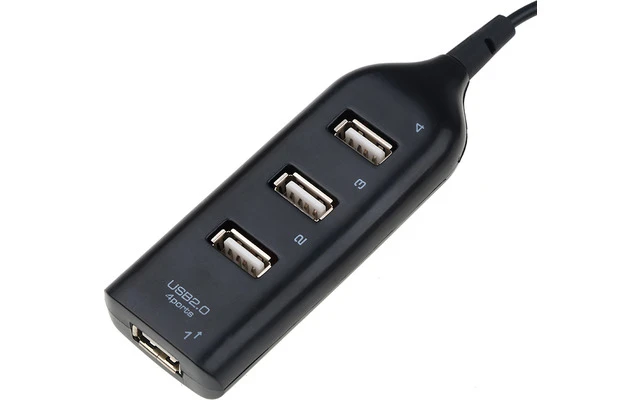 Mini HUB USB 2.0 - 4 Puertos