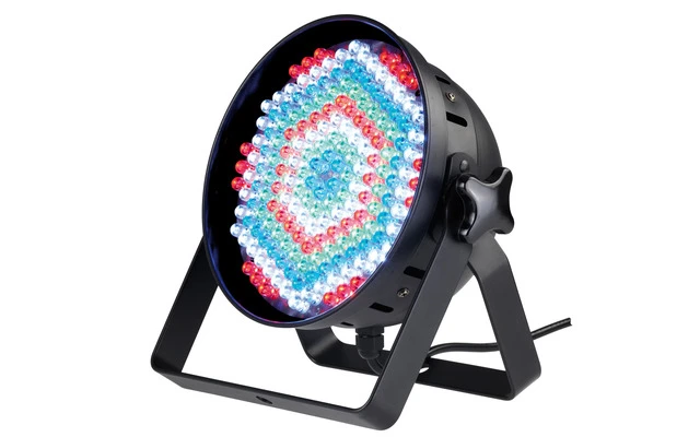 Foco PAR56 en Aluminio negro 186 Leds 10mm