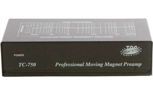 Preamplificador RIAA previo phono profesional TC-750