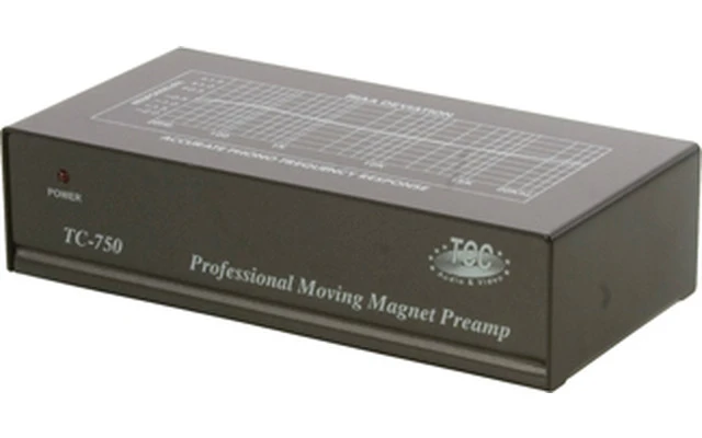 Preamplificador RIAA previo phono profesional TC-750