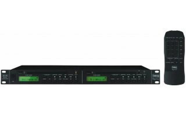 Lector doble CD/MP3/USB - Rack 19