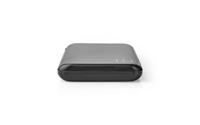 Batería Portátil - 10 000 mAh - 3x Salida 3,0 / 2,1 / 1,0 A - USB-C / Entrada micro-USB - Negro