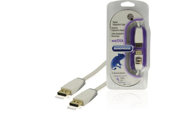 Cable DisplayPort Digital de 1.00 m - Bandridge BBM37000W10