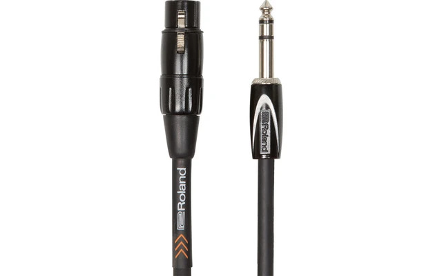Roland RCC5TRXF Cable serie Black XLR hembra a jack estéreo 1.5 m
