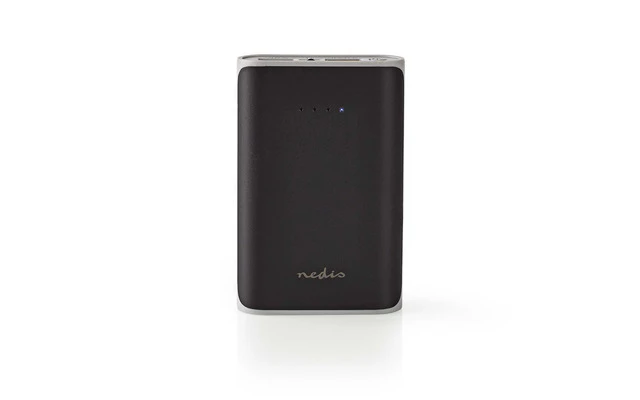Fuente de Alimentación - 7500 mAh - 2 salidas USB-A de 3.1 A - Entrada micro USB - Negro - Nedis
