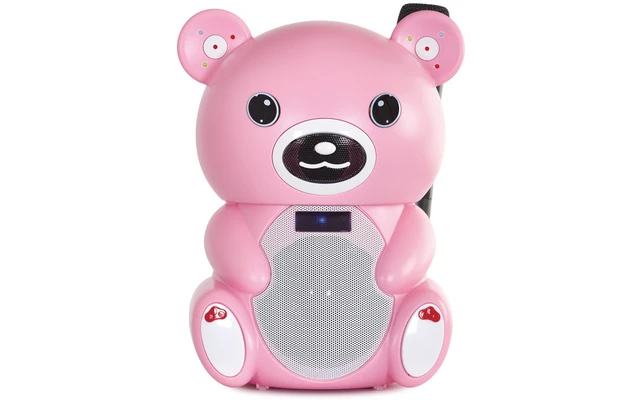 Bear 400R altavoz portátil karaoke con reproductor USB/SD/Bluetooth