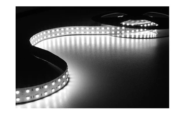 CINTA DE LEDs FLEXIBLE - COLOR BLANCO FRÍO 6500K - 600 LEDs - 5m - 24V