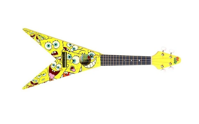UKELELE BOB ESPONJA FLYING V CON ACCESORIOS