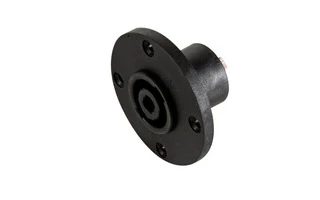 CONECTOR DE ALTAVOZ HEMBRA PROFESIONAL - REDONDO - PARA CHASIS