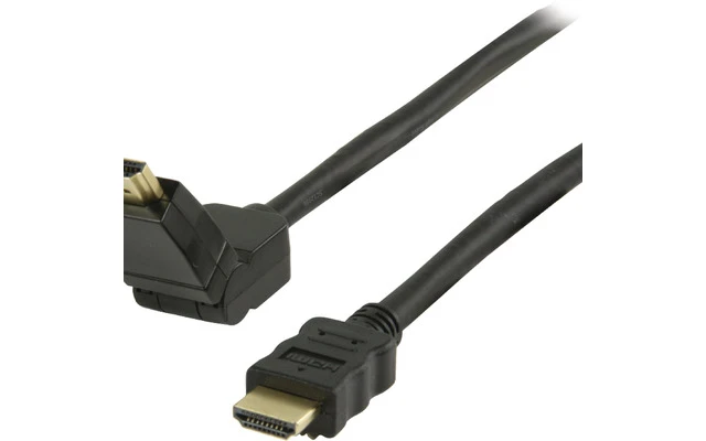 Cable HDMI de alta velocidad con conector HDMI Ethernet conector HDMI giratorio de 5.00 m en col