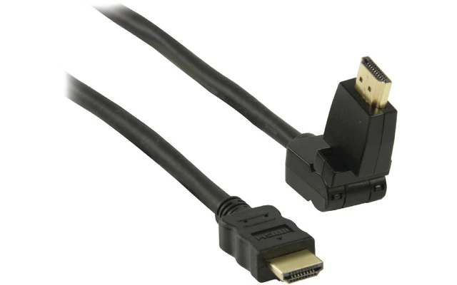 Cable HDMI de alta velocidad con conector HDMI Ethernet conector HDMI giratorio de 5.00 m en col