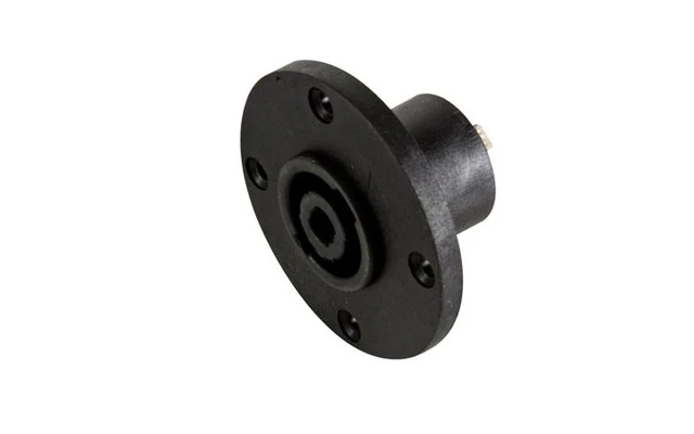 CONECTOR DE ALTAVOZ HEMBRA PROFESIONAL - REDONDO - PARA CHASIS