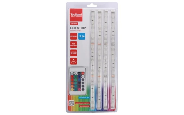 Cinta de LEDs RGB - 4 x 30 cm - IP 66