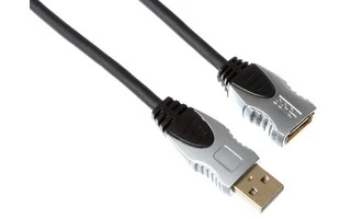 CONECTOR USB 2.0 TIPO A MACHO A CONECTOR USB 2.0 TIPO A HEMBRA /