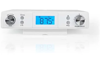 Radio FM - Instalación Debajo de Muebles - 20 emisoras presintonizadas - Atenuador automático