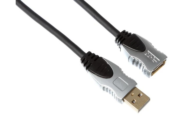 CONECTOR USB 2.0 TIPO A MACHO A CONECTOR USB 2.0 TIPO A HEMBRA /