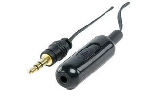 Cable de extensión con control de volumen 3.5mm / 1.2 metros