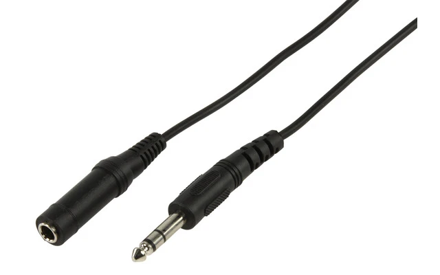 Cable audio/vídeo con conector jack estéreo de 6.35mm - jack estéreo de 6.35mm de 5M