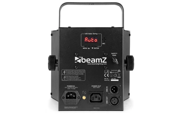 BeamZ Gobo Derby con UV y Strobo