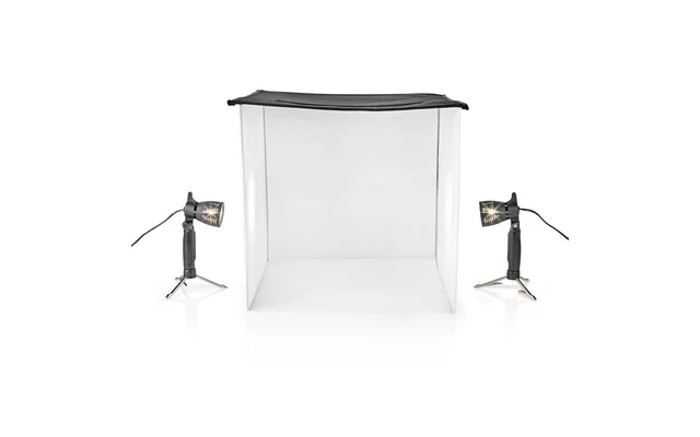 Kit de Estudio Fotográfico- 60 x 60 cm - 6500 K - Plegable - Nedis SKT012WT