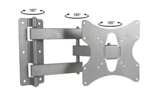 Soporte T.V plano para montaje mural 17" - 30" / 43-76cm