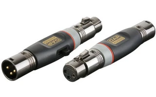 Adaptador XLR Macho 3 pins a XLR Hembra 3 pins