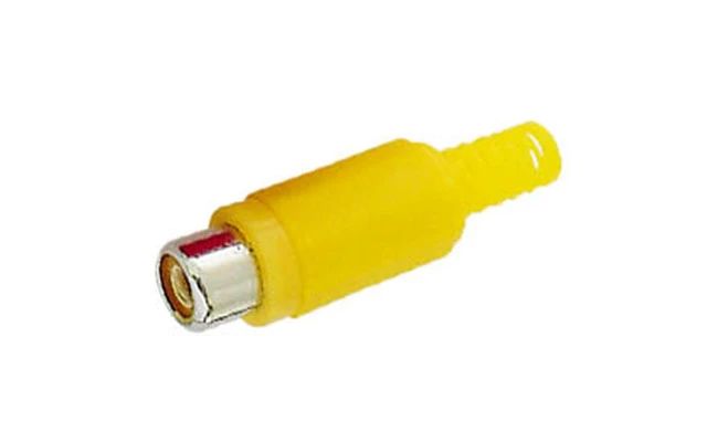 Conector RCA Hembra - Amarillo