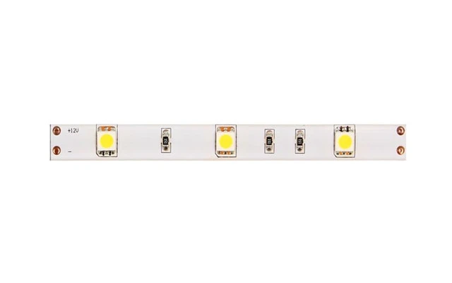 CINTA CON LEDs FLEXIBLE - COLOR BLANCO CÁLIDO - 150 LEDs - 5m - 12V