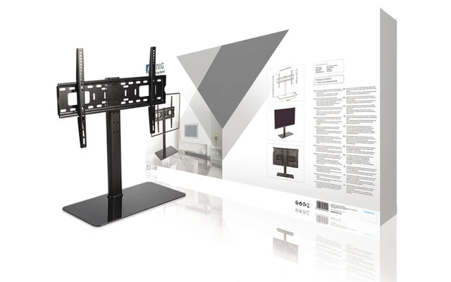 König KNM-TTF10 - Soporte de Mesa Fijo para TV de 32 - 65", 45 kg, Negro