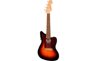 Fender Fullerton Jazzmaster Uke Wn Tortoiseshell Pickguard 3-COLOR Sunburst