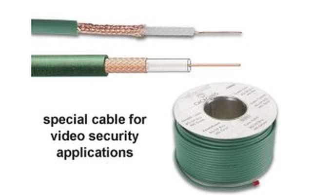 CABLE COAXIAL PARA VÍDEO RG-59 B/U MIL VERDE