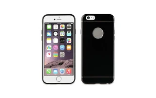 Carcasa Aluminio Reforzada Negra/Plata iPhone 6/6S muvit pro