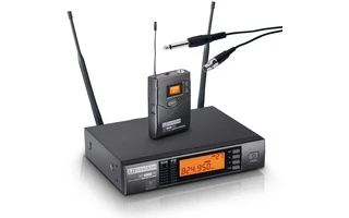 LD Systems WS 1000 G2 BPG - Sistema inalámbrico con Petaca y Cable de Guitarra