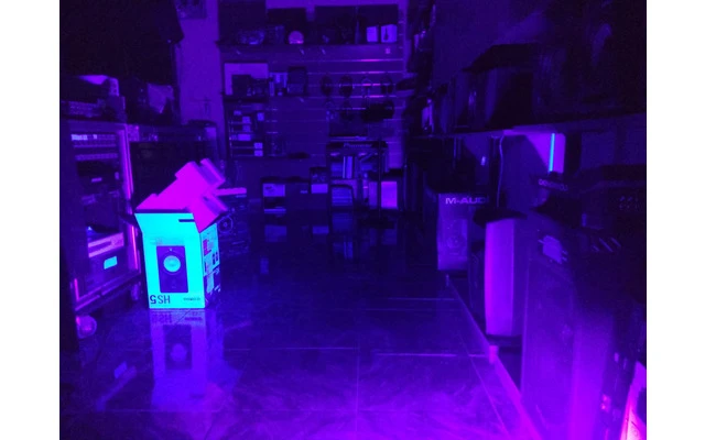 Ibiza Light Bar LED UV - Luz negra 9 x 3 W