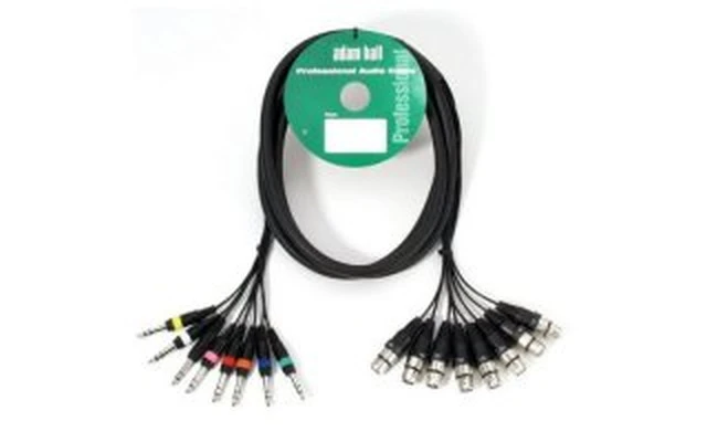 Adam Hall - 8 canales Stereo 8xXLR macho / 8x Jack stereo 5m