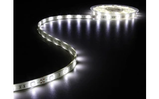 CINTA DE LEDs FLEXIBLE - COLOR BLANCO FRÍO 6500K - 150 LEDs - 5m - 12V
