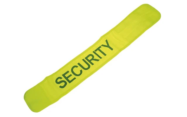 Brazalete reflectante - color amarillo - security
