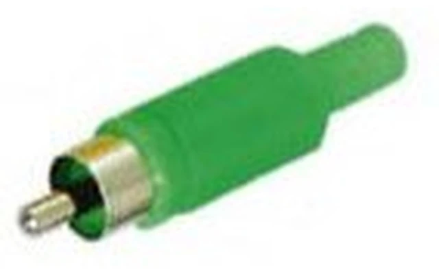 Conector RCA Macho - Verde