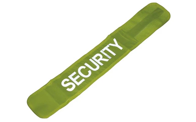 Brazalete reflectante - color amarillo - security